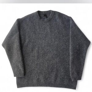 Lululemon Gray Alpaca Wool Blend Mock-neck Sweater EUC XS